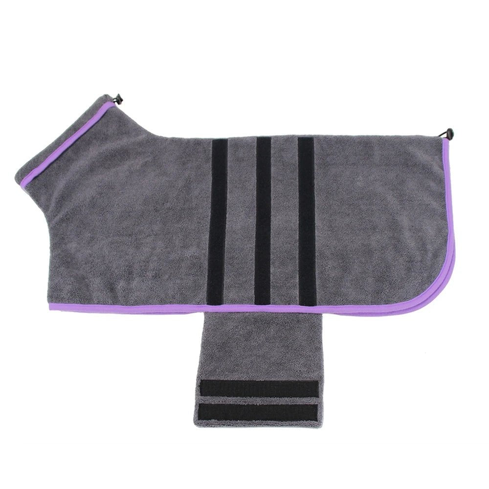 Microfiber Bathrobe for Dogs and Cats – Quick Drying and Adjustable Fit 8