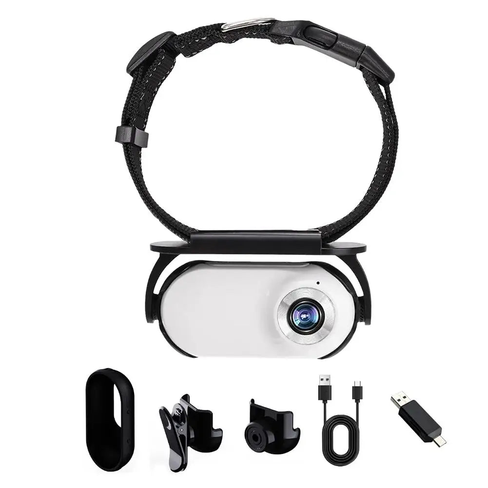 Mini Cat Collar Camera with HD 1080P Video, 120° Wide Angle Lens, Long Battery Life for Cats and Small Pets 0