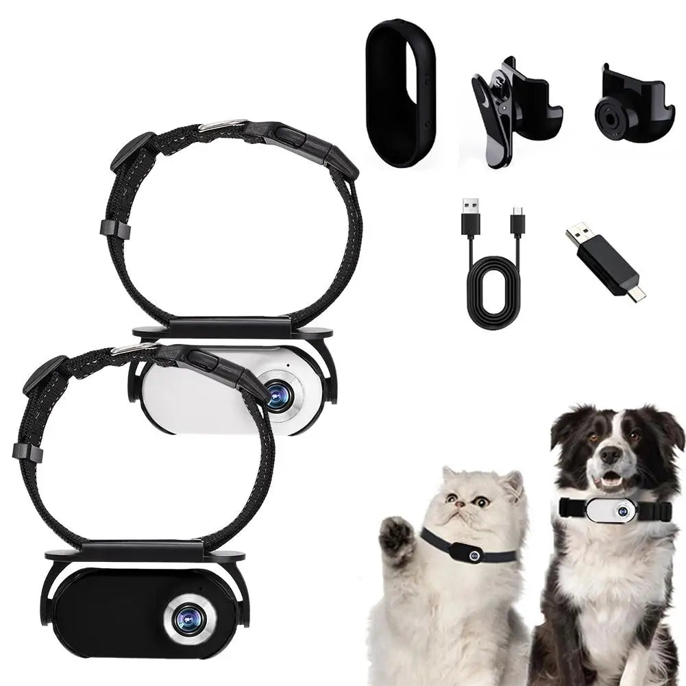 Mini Cat Collar Camera with HD 1080P Video, 120° Wide Angle Lens, Long Battery Life for Cats and Small Pets 8