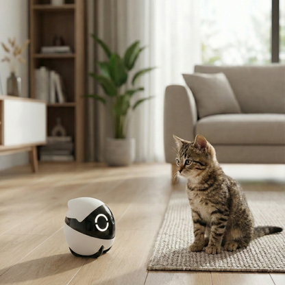 Mobile 2K HD Pet Camera Robot with Two-Way Communication and Night Vision 1