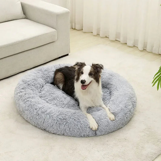 Molly Long Plush Dog Bed – Ultra-Soft Cozy Nest for Dogs and Cats 1
