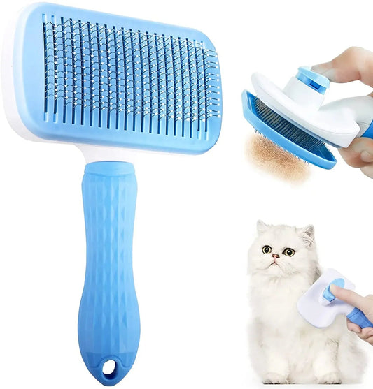 Multifunctional Dog Grooming Brush – Deshedding, Detangling, and Massaging Tool for Shiny Coats, Suitable for Dogs and Cats 0