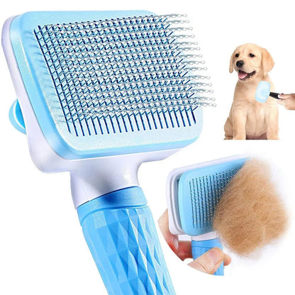 Multifunctional Dog Grooming Brush – Deshedding, Detangling, and Massaging Tool for Shiny Coats, Suitable for Dogs and Cats 1