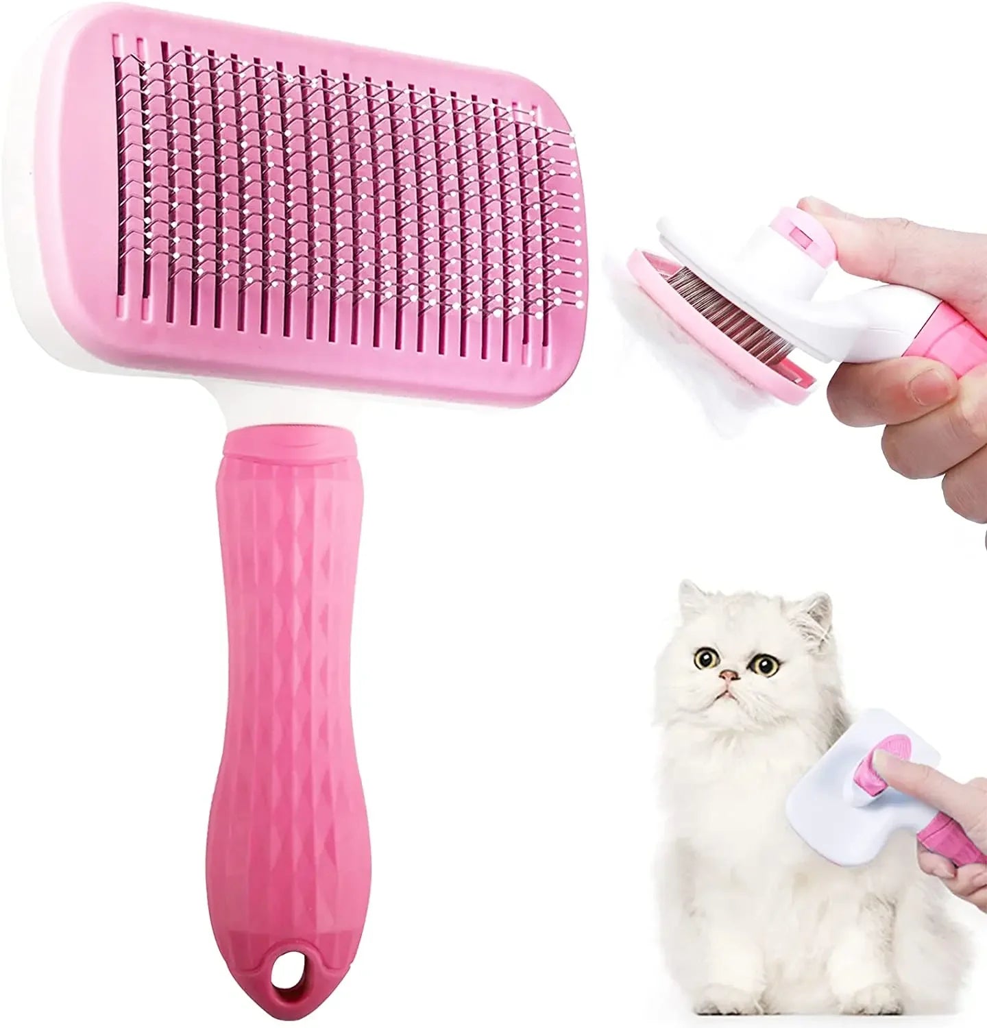 Multifunctional Dog Grooming Brush – Deshedding, Detangling, and Massaging Tool for Shiny Coats, Suitable for Dogs and Cats 7