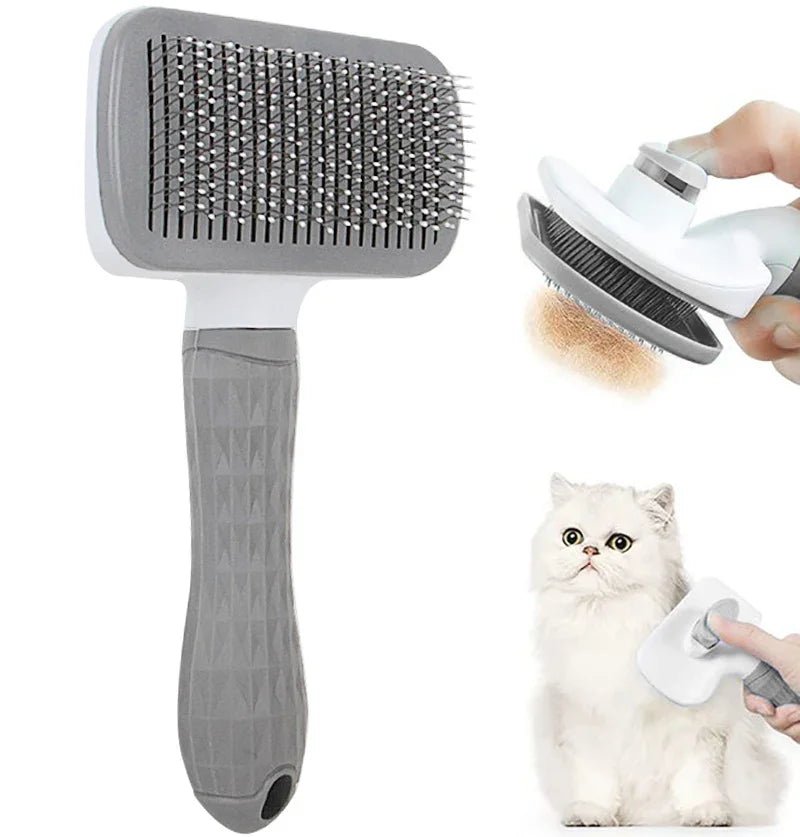 Multifunctional Dog Grooming Brush – Deshedding, Detangling, and Massaging Tool for Shiny Coats, Suitable for Dogs and Cats 8