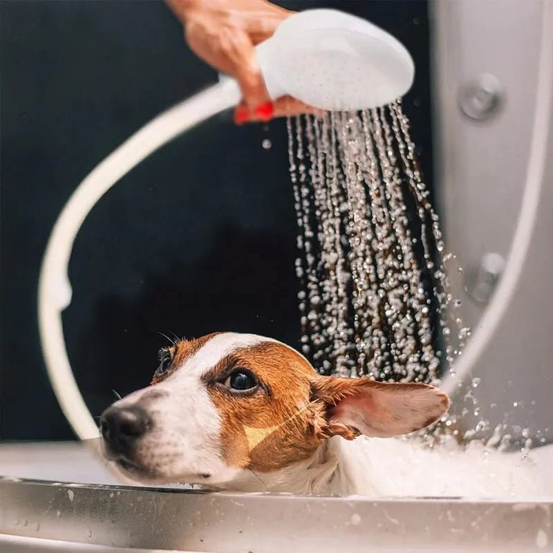 Multifunctional Dog Shower Head with Flexible Hose – Easy Tap Connection for Indoor and Outdoor Pet Bathing 1