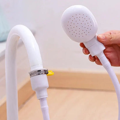Multifunctional Dog Shower Head with Flexible Hose – Easy Tap Connection for Indoor and Outdoor Pet Bathing 4