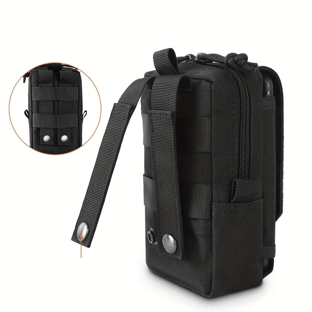 Multifunctional Waterproof Dog Walking Bag with Velcro Attachment – Durable Nylon for Poop Bags and Outdoor Essentials 5