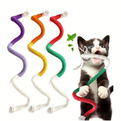 Natural Cotton Chewing Rope Toy for Cats – Dental Care and Teething Aid 1