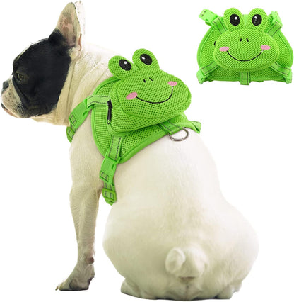 No-Pull Dog Backpack Harness with D-Ring for Hiking – Adjustable and Breathable 0