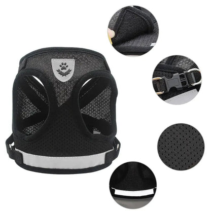 No Pull Dog Harness for Small to Medium Dogs – Breathable Adjustable Reflective Vest for Safe Outdoor Activities 3