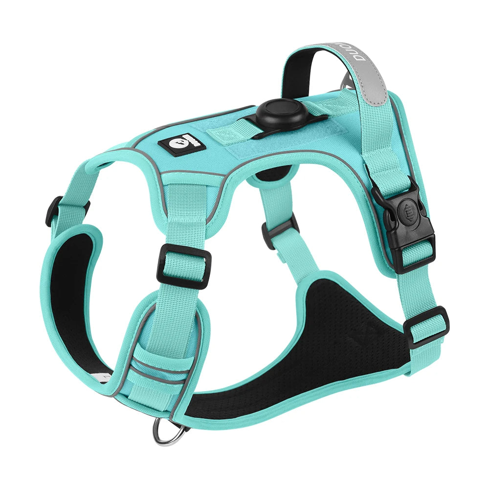 No Pull Reflective Dog Harness with Adjustable Fit – Comfortable and Safe for All Breeds 0