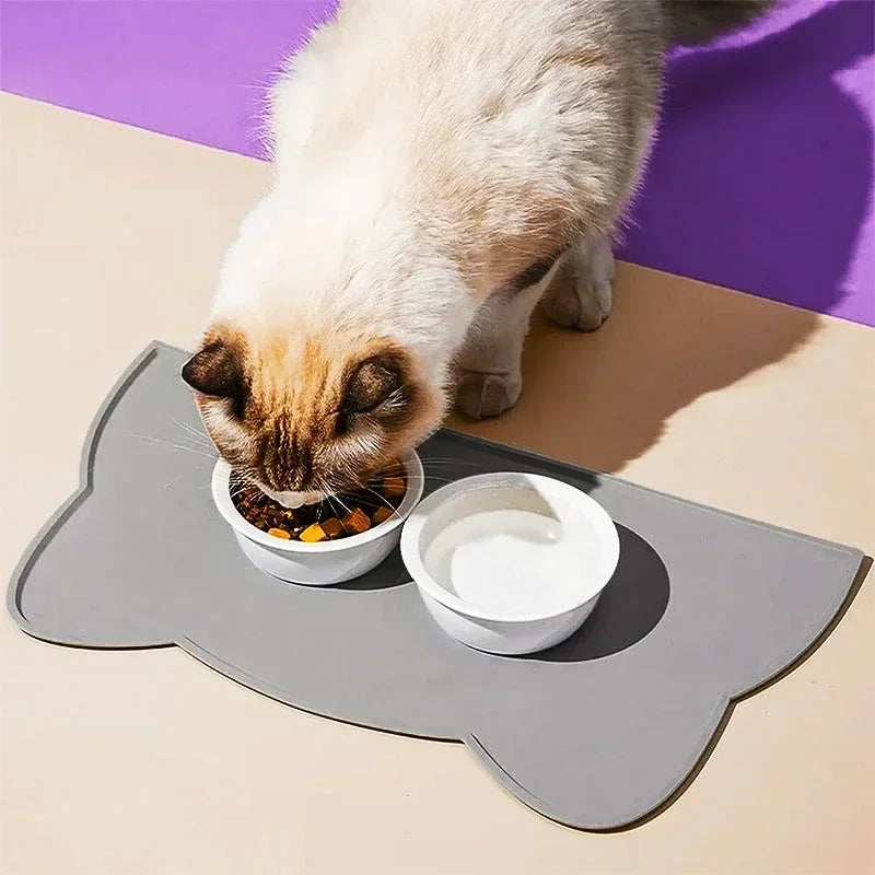 Non-Slip Silicone Pet Feeding Mat for Dogs and Cats – Easy to Clean, Durable, Waterproof, 46x25 cm 6