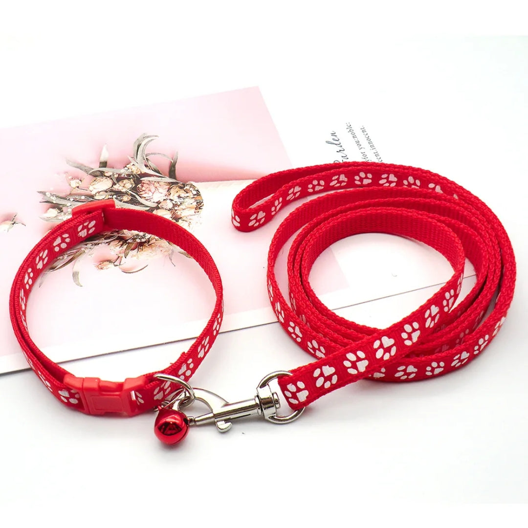 Nylon Dog Leash Set with Soft Grip – 120cm Length for Small and Medium Dogs in Multiple Colors 0