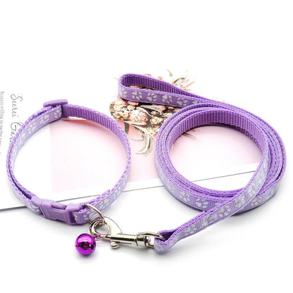 Nylon Dog Leash Set with Soft Grip – 120cm Length for Small and Medium Dogs in Multiple Colors 14