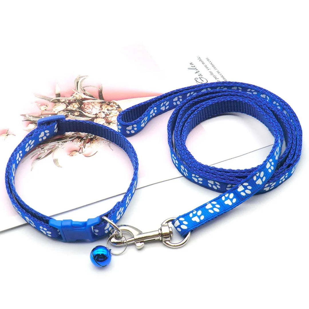 Nylon Dog Leash Set with Soft Grip – 120cm Length for Small and Medium Dogs in Multiple Colors 16