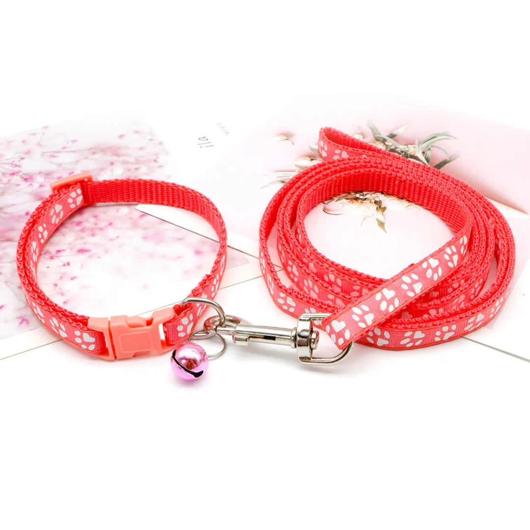 Nylon Dog Leash Set with Soft Grip – 120cm Length for Small and Medium Dogs in Multiple Colors 5