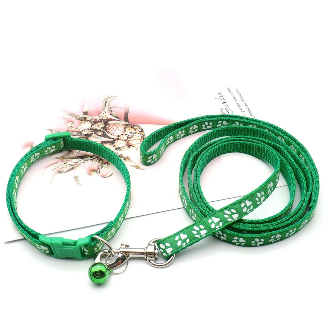 Nylon Dog Leash Set with Soft Grip – 120cm Length for Small and Medium Dogs in Multiple Colors 9