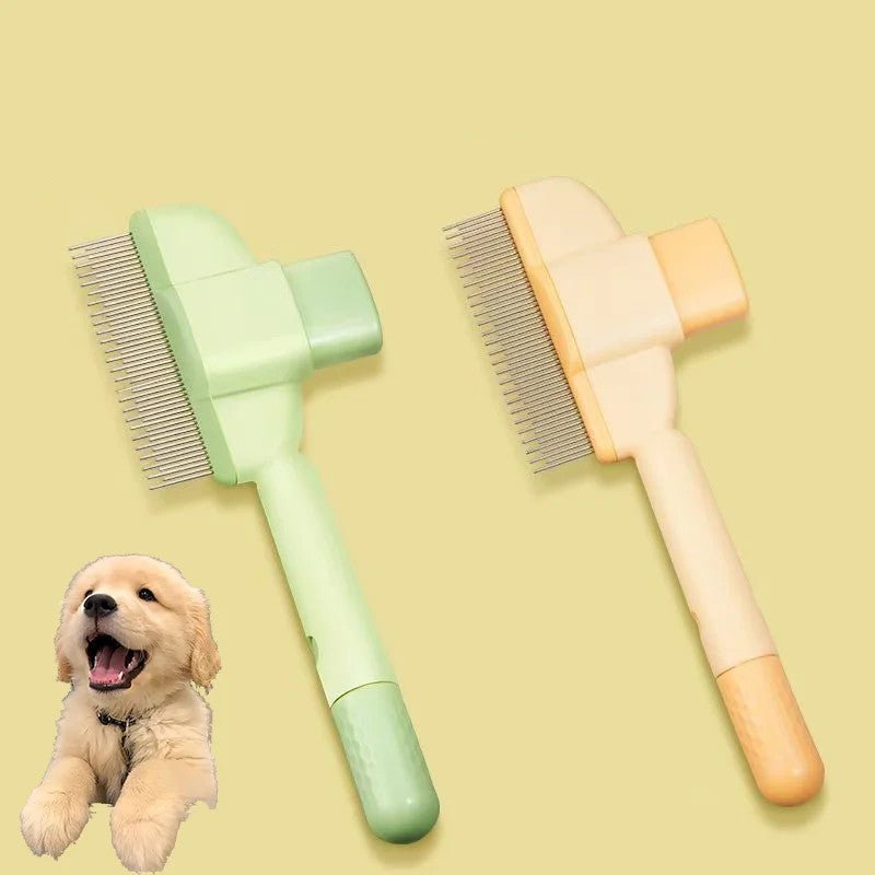 One-Click Cleaning Shedding Brush for Effortless Pet Grooming 1