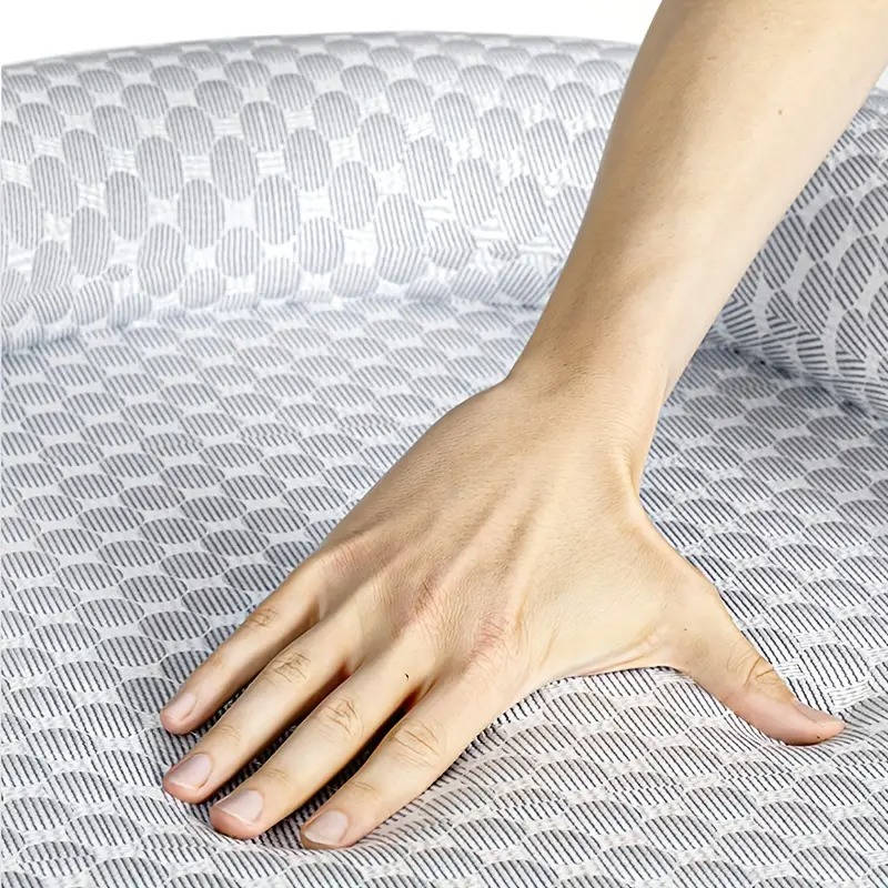 Orthopedic Cooling Dog Bed with Breathable Structure and Supportive Neck Pillow 3