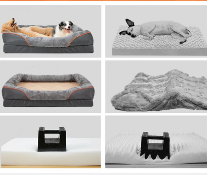 Orthopedic Dog Bed with Raised Sides and Washable Cover - Large Supportive Foam for Ultimate Comfort 5