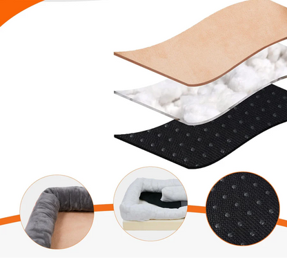 Orthopedic Dog Bed with Raised Sides and Washable Cover - Large Supportive Foam for Ultimate Comfort 6