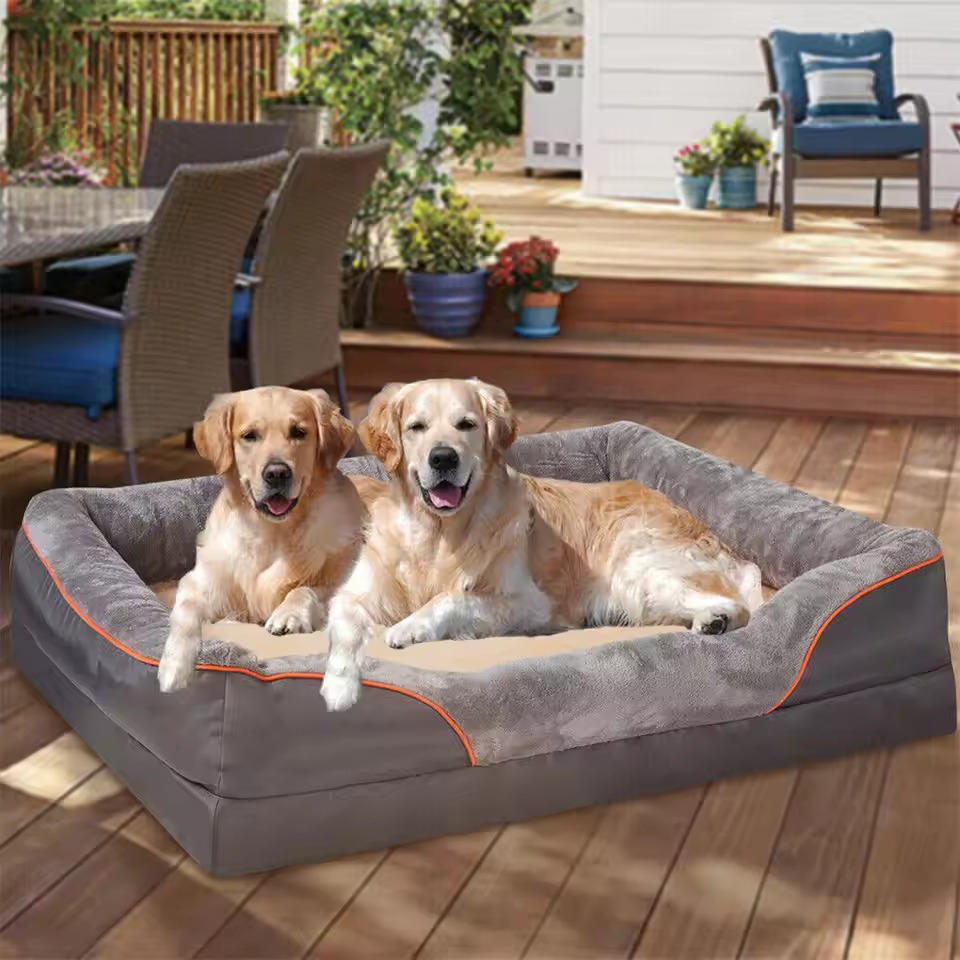 Orthopedic Dog Bed with Waterproof Protection and Non-Slip Base – Comfortable Nesting Design for Ultimate Support 1