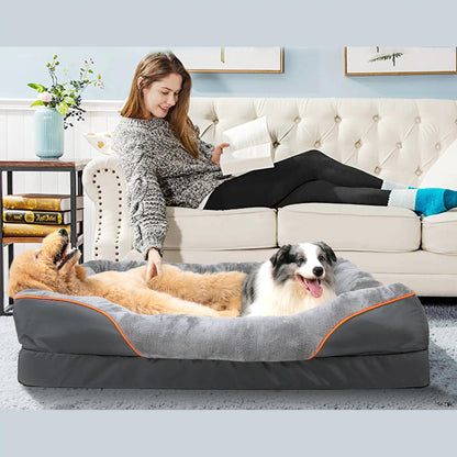 Orthopedic Dog Bed with Waterproof Protection and Non-Slip Base – Comfortable Nesting Design for Ultimate Support 3