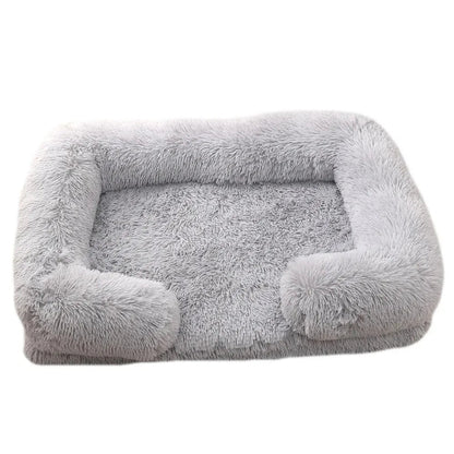 Orthopedic Dog and Cat Bed with Washable Cover – Plush Supportive Foam and Raised Edges for Joint Relief 0