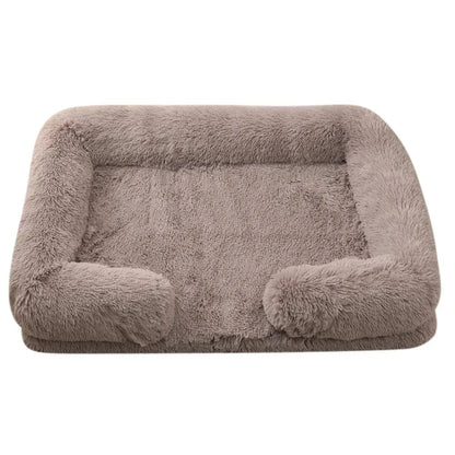 Orthopedic Dog and Cat Bed with Washable Cover – Plush Supportive Foam and Raised Edges for Joint Relief 1