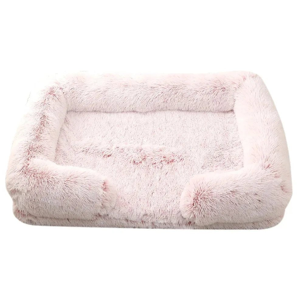Orthopedic Dog and Cat Bed with Washable Cover – Plush Supportive Foam and Raised Edges for Joint Relief 10