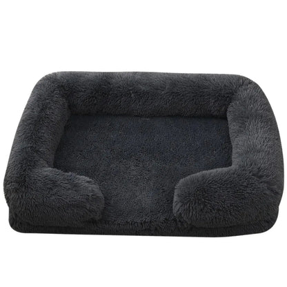 Orthopedic Dog and Cat Bed with Washable Cover – Plush Supportive Foam and Raised Edges for Joint Relief 13