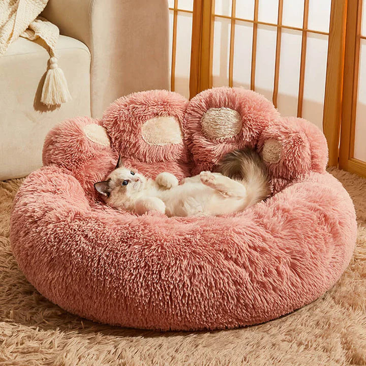 Orthopedic Round Dog Bed with Raised Bolster – Ultra-Plush Calming Pet Bed 14