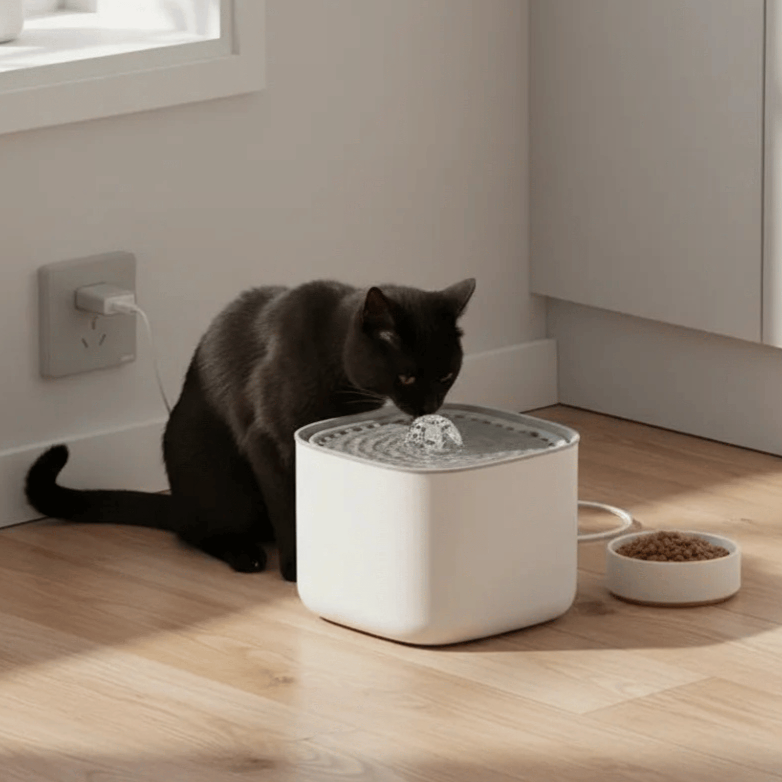 PawPure XL Cat Drinking Fountain – 3L Filtered Water Fountain with Motion Sensor 6