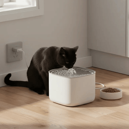 PawPure XL Cat Drinking Fountain – 3L Filtered Water Fountain with Motion Sensor 6