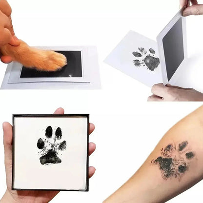 Paw Print Ink Pad Kit for Dogs and Cats – Safe and Clean Memory Keepsake 0
