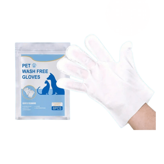 Pet Disposable Cleaning Gloves – Gentle, Pre-Moistened Grooming Wipes for Dogs and Cats 0