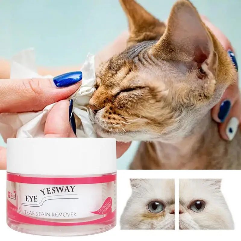 Pet Eye Care Treatment Powder - 20g Gentle Formula for Dogs, Cats, Horses, and Rabbits - Effective Tear Stain Remover 2