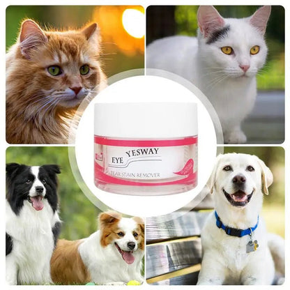 Pet Eye Care Treatment Powder - 20g Gentle Formula for Dogs, Cats, Horses, and Rabbits - Effective Tear Stain Remover 5
