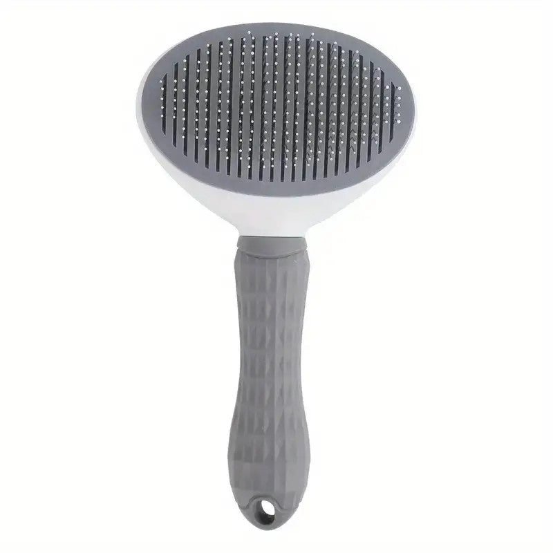 Pet Grooming Brush for Shedding and Massage – One-Click Hair Removal Tool 0