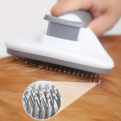 Pet Grooming Brush for Shedding and Massage – One-Click Hair Removal Tool 6