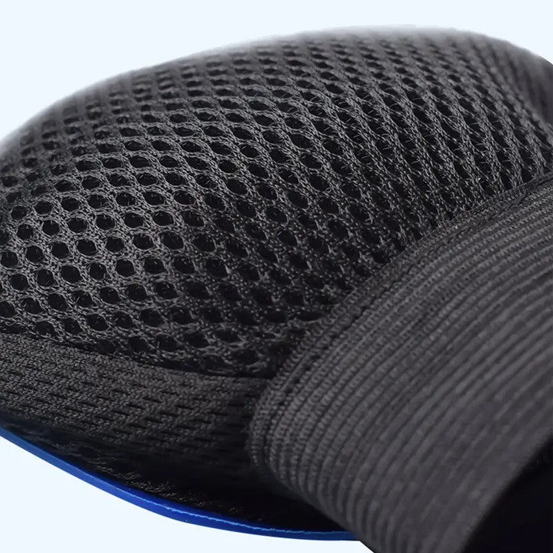 Pet Grooming Glove for Dogs and Cats – Gentle Hair Remover Mitt with Adjustable Wrist Strap and Soft Silicone Tips 6