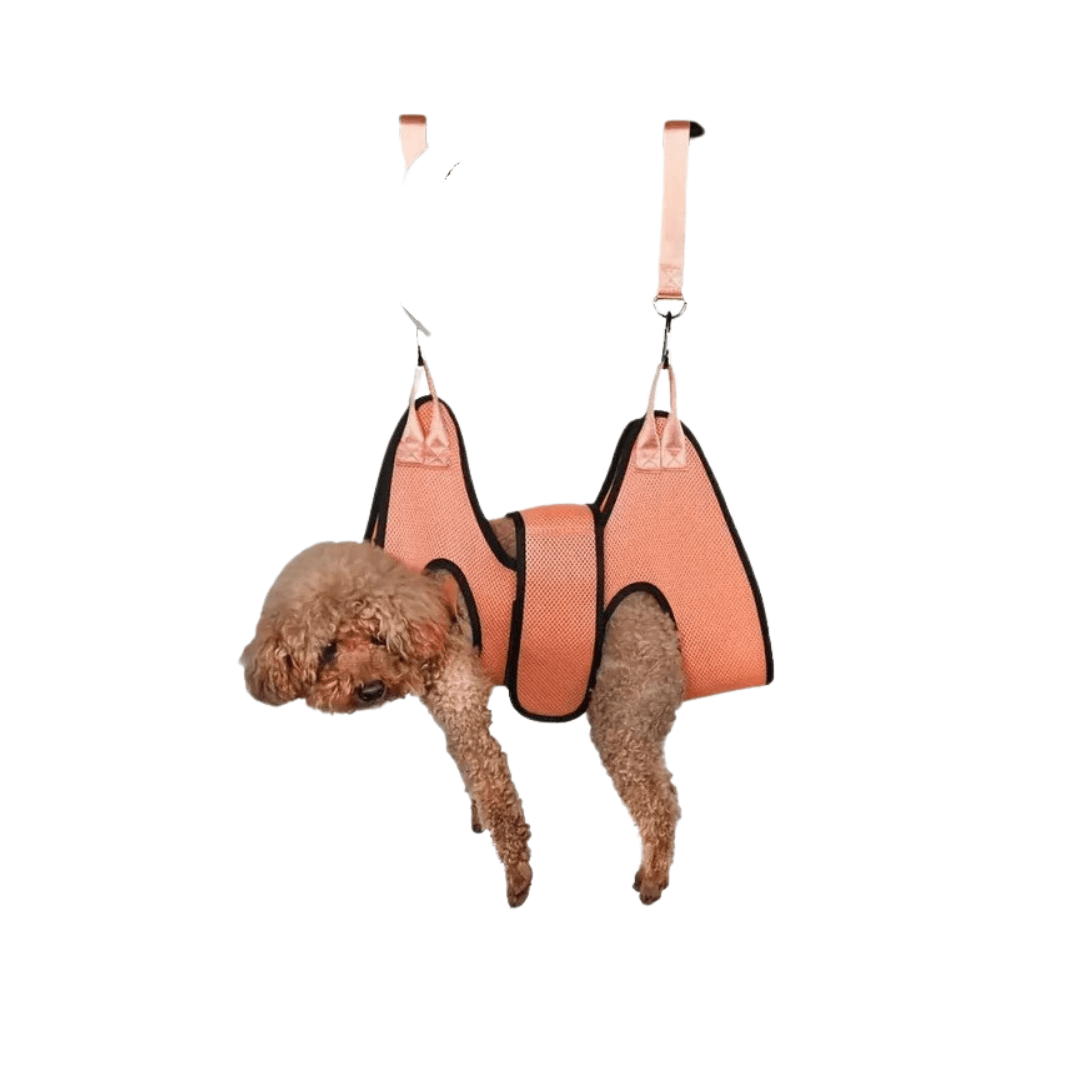 Pet Grooming Hammock for Dogs and Cats – Comfortable, Secure Design for Easy Nail Trimming and Bathing 1