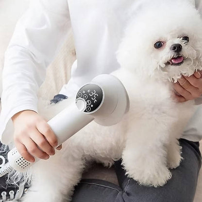 Pet Hair Dryer with 40,000 RPM Motor and Precision Temperature Control – Ultra Quiet Grooming Tool 1