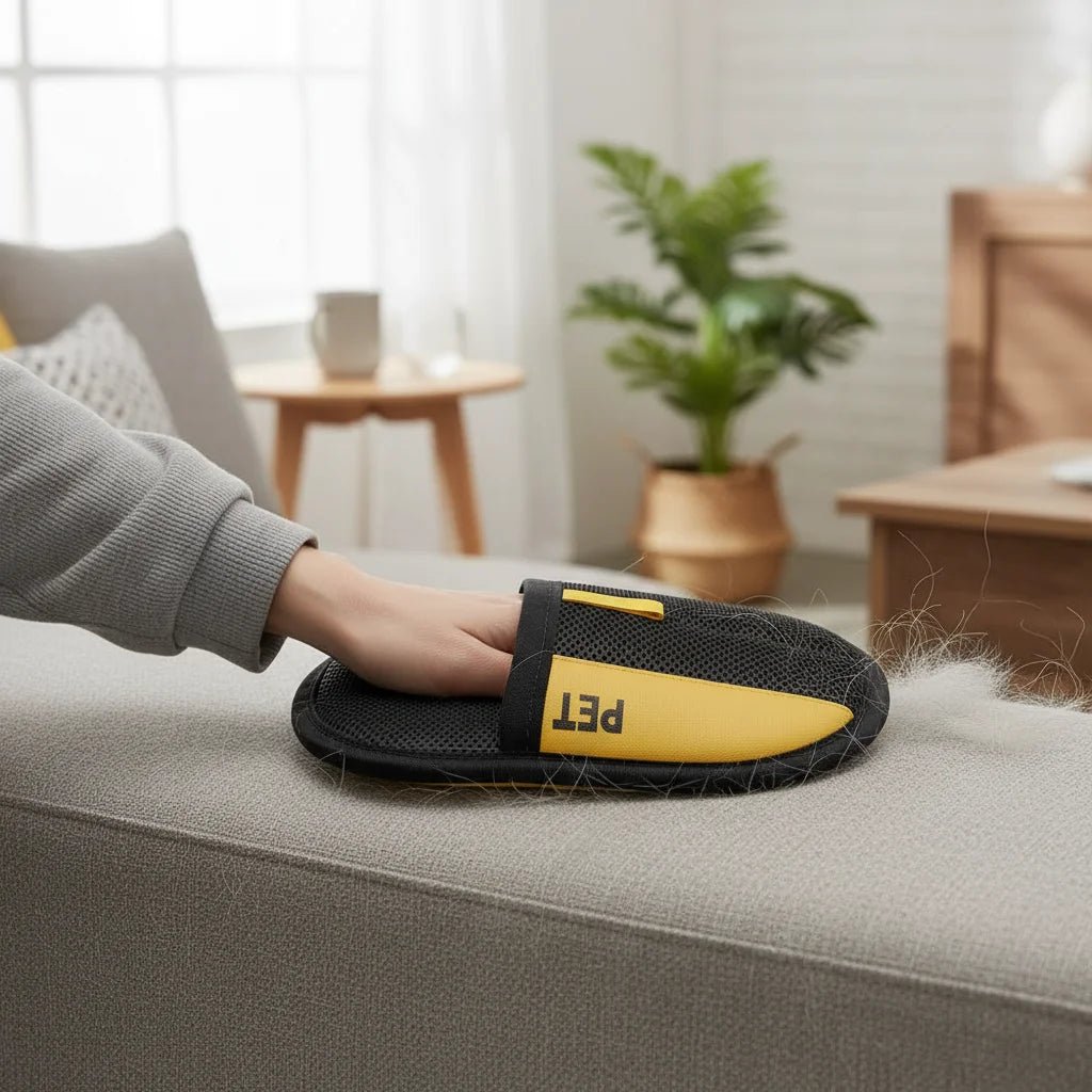 Pet Hair Remover Glove – Double-Sided Hair Remover Tool for Dogs and Cats, Electrostatic Fibers for Efficient Cleaning 7