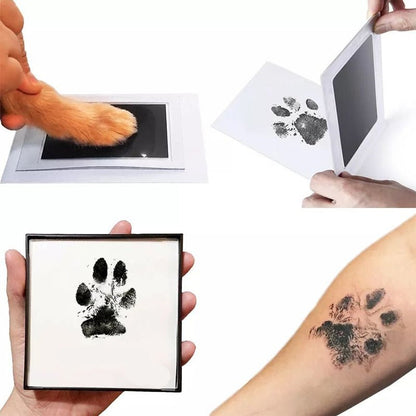 Pet Paw Print Ink Set – Non-Toxic Clean-Touch Ink Pad for Dogs and Cats 2