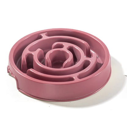 Pet Slow Feeder Dog and Cat Bowl with Maze Design for Healthy Digestion – Non-Slip Anti-Gulping Feeding Dish 0