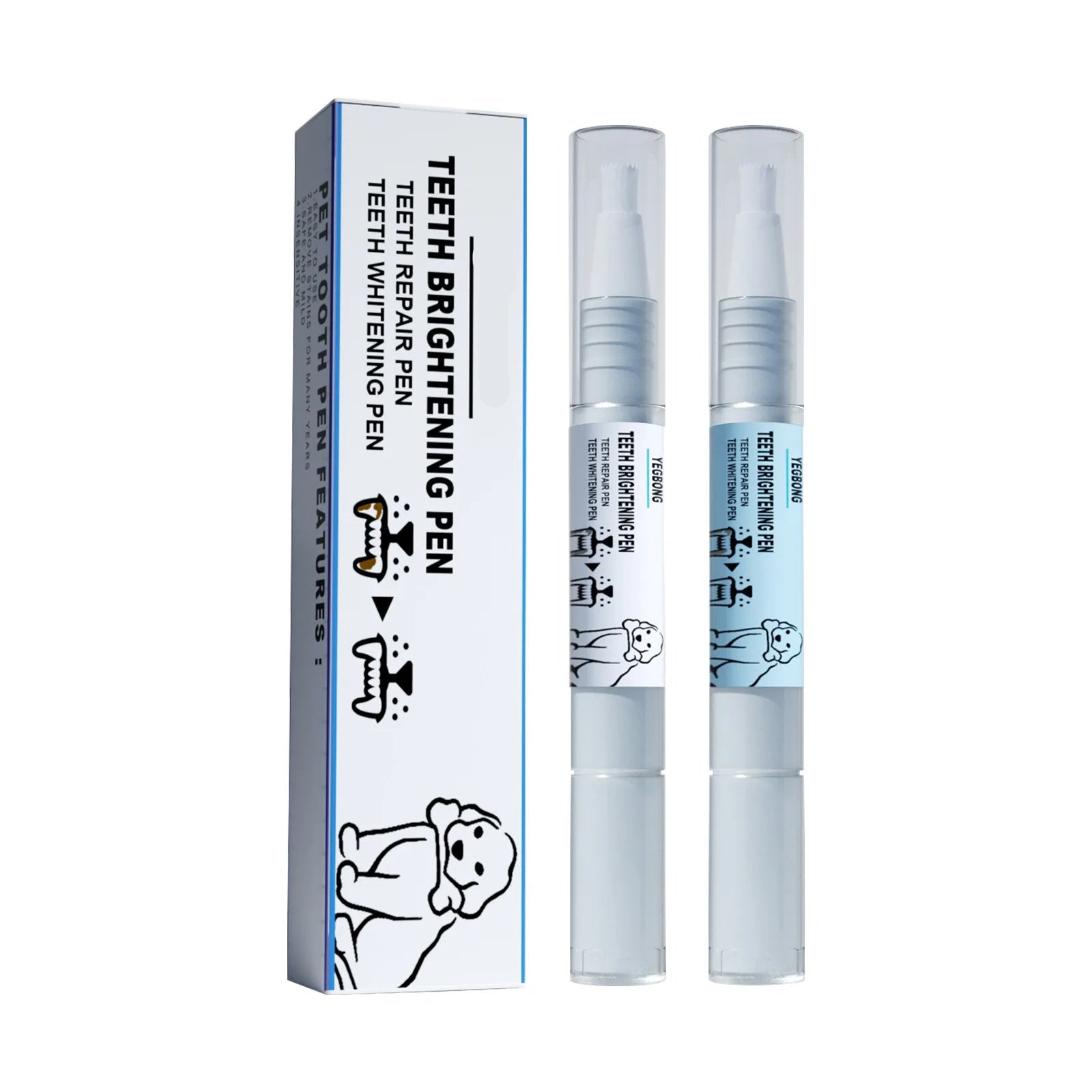 Pet Teeth Cleaning Tartar Remover Pen for Effective Dog and Cat Dental Care - Gentle Formula for Stain Removal and Daily Use 0