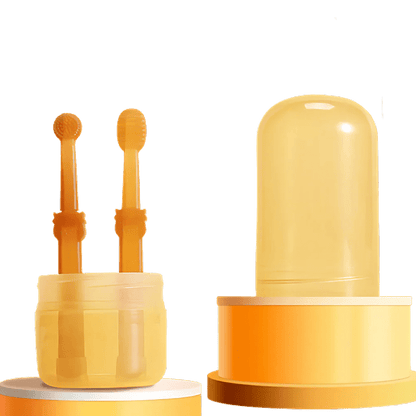 Pet Toothbrush Set for Dogs and Cats – Dual-Head Design with Food-Grade Silicone for Gentle Cleaning and Gum Care 0