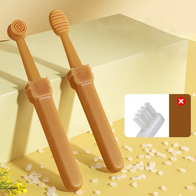 Pet Toothbrush Set for Dogs and Cats – Dual-Head Design with Food-Grade Silicone for Gentle Cleaning and Gum Care 2